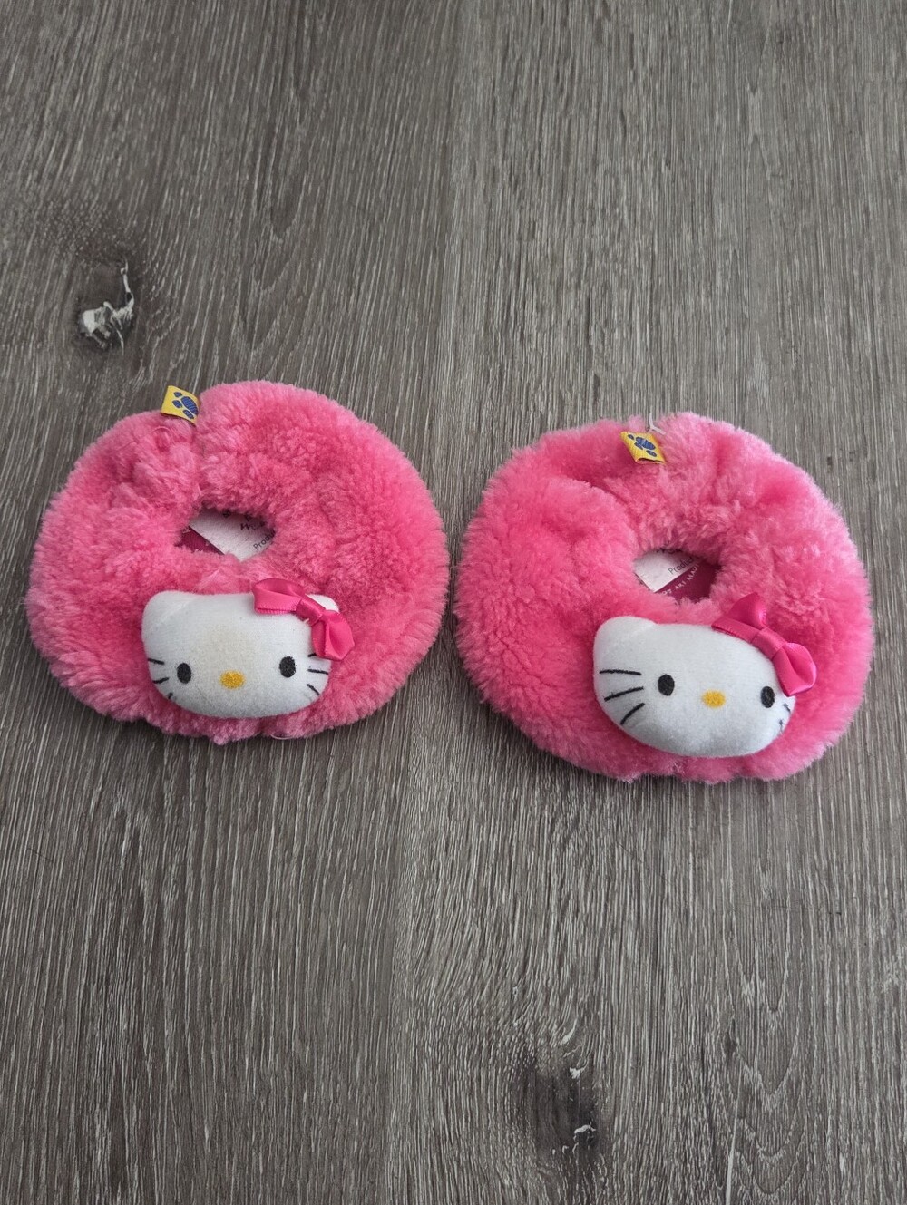 Build A Bear Sanrio Hello Kitty Pink Fuzzy Slippers
